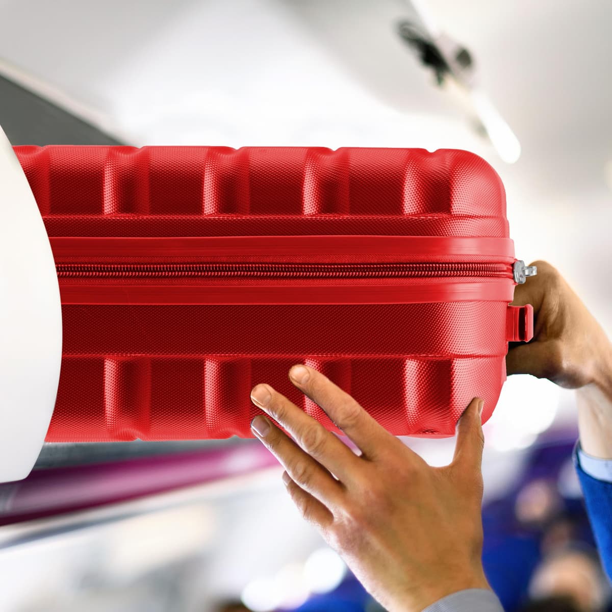 Flight Knight Maleta De Mano 55x35x20 cm Compatible con Vueiling, Iberia, RyanAir, Easyjet, Air Nostrum, Air Europa Entre Muchas Otras! Maleta Cabina 4 Ruedas ABS Maleta Trolley Ligera — view 5