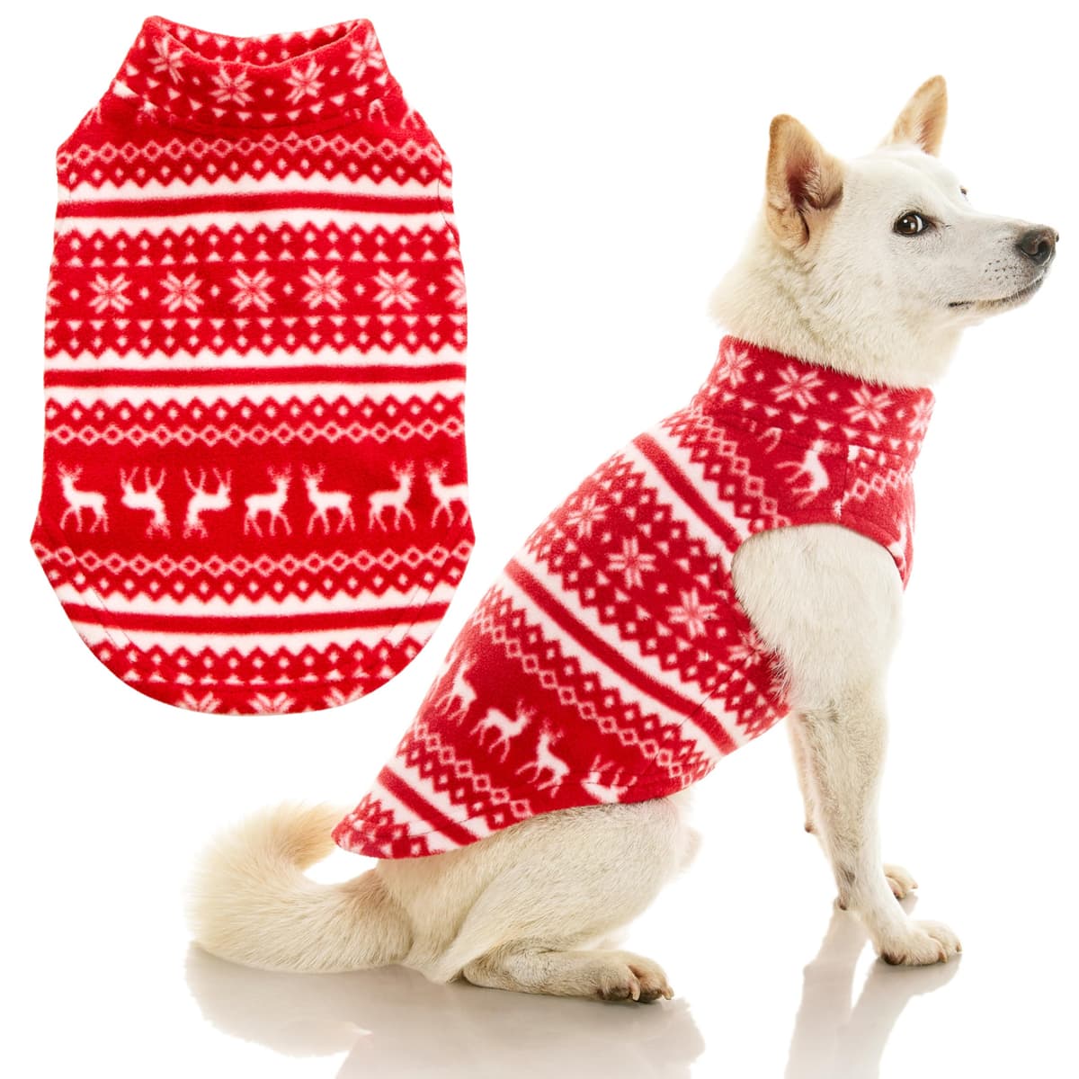 Gooby Stretch Fleece Pull Over Cold Weather Dog Vest, 2X-Large, Black — view 20