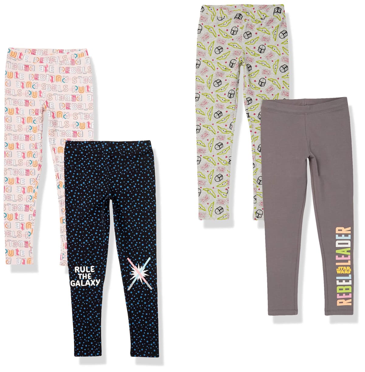 Amazon Essentials Disney | Marvel | Star Wars | Frozen | Princess Girls and Toddlers' Leggings, Multipacks — view 29