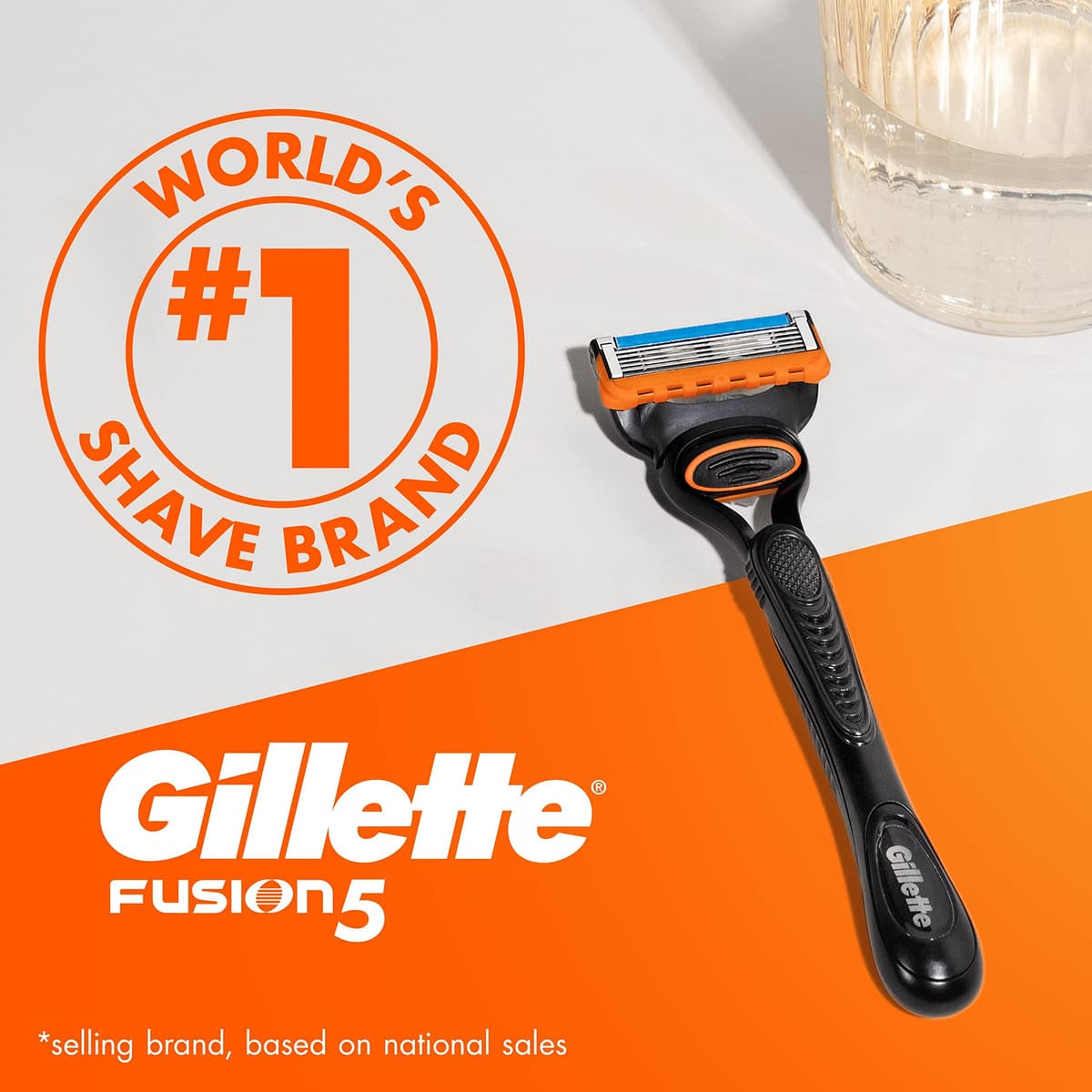 Gillette Fusion5 Razor Blades Men, Pack of 8 Razor Blade Refills with Precision Trimmer, 5 Anti-Friction Blades — view 8