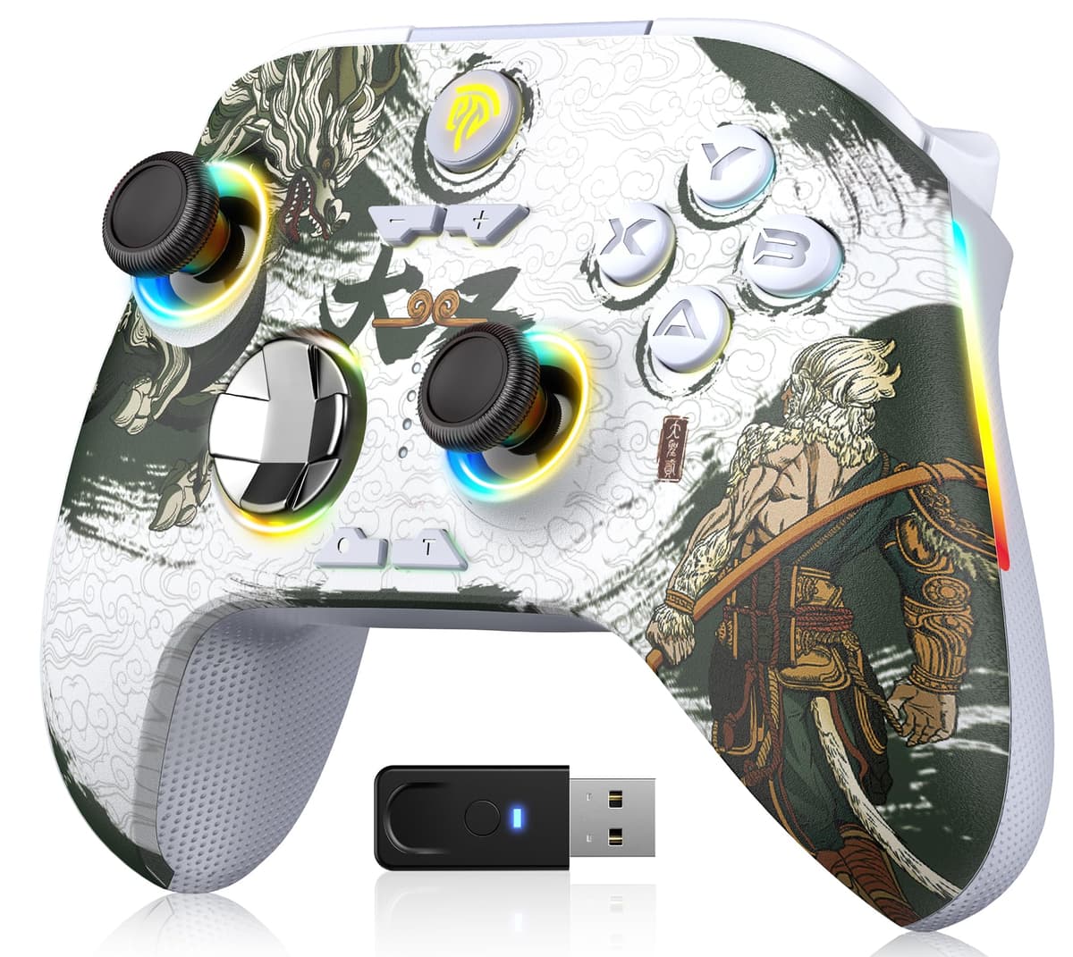 EasySMX X15 Wireless PC Controller with Hall Triggers, Hall Joysticks, Enhanced Bluetooth Game Controller,No Drift No Deadzone effect, Compatible with Windows PC, Android, Steam and Switch — view 10