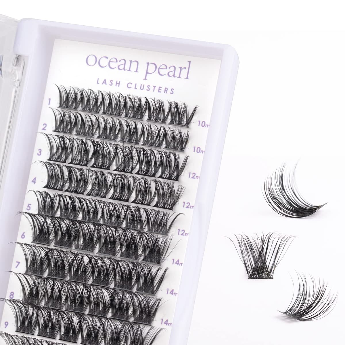False Eyelashes Russian Strip Lashes D Curl 3D 10 Pairs Fake Lashes Natural False Eyelashe with Eyelash Glue Clear Adhesive Long Lasting Waterproof Multipack Eyelashes — view 11