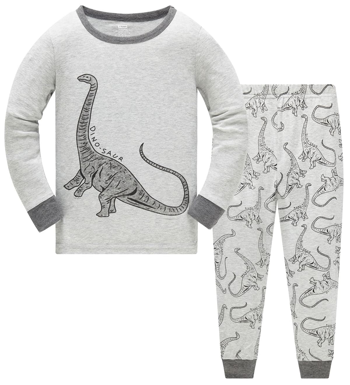TEDD Boys Pyjamas Dinosaur Nightwear Cotton Toddler Clothes Kids Sleepwear Long Sleeve Christmas Pjs Sets 2 Piece Outfit Xmas Gift 1-12 Years — view 30