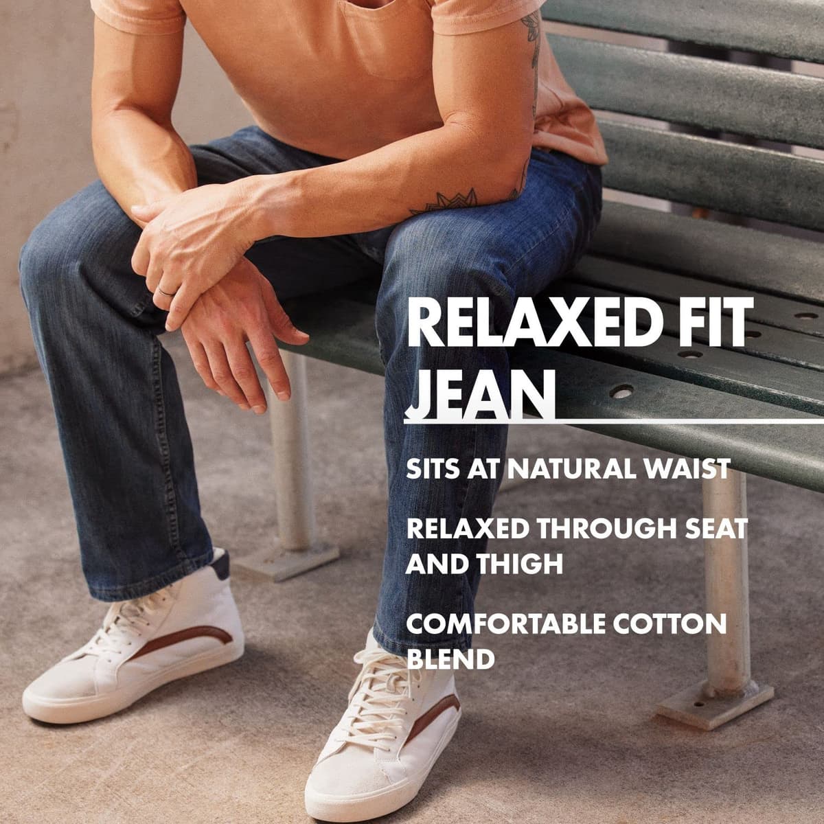 Wrangler Authentics Men's Classic 5-Pocket Relaxed Fit Flex Jean — view 6