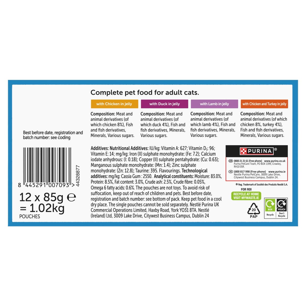 FELIX Original Farm Selection in Jelly Wet Cat Food 12x85g (Pack of 4) — view 3