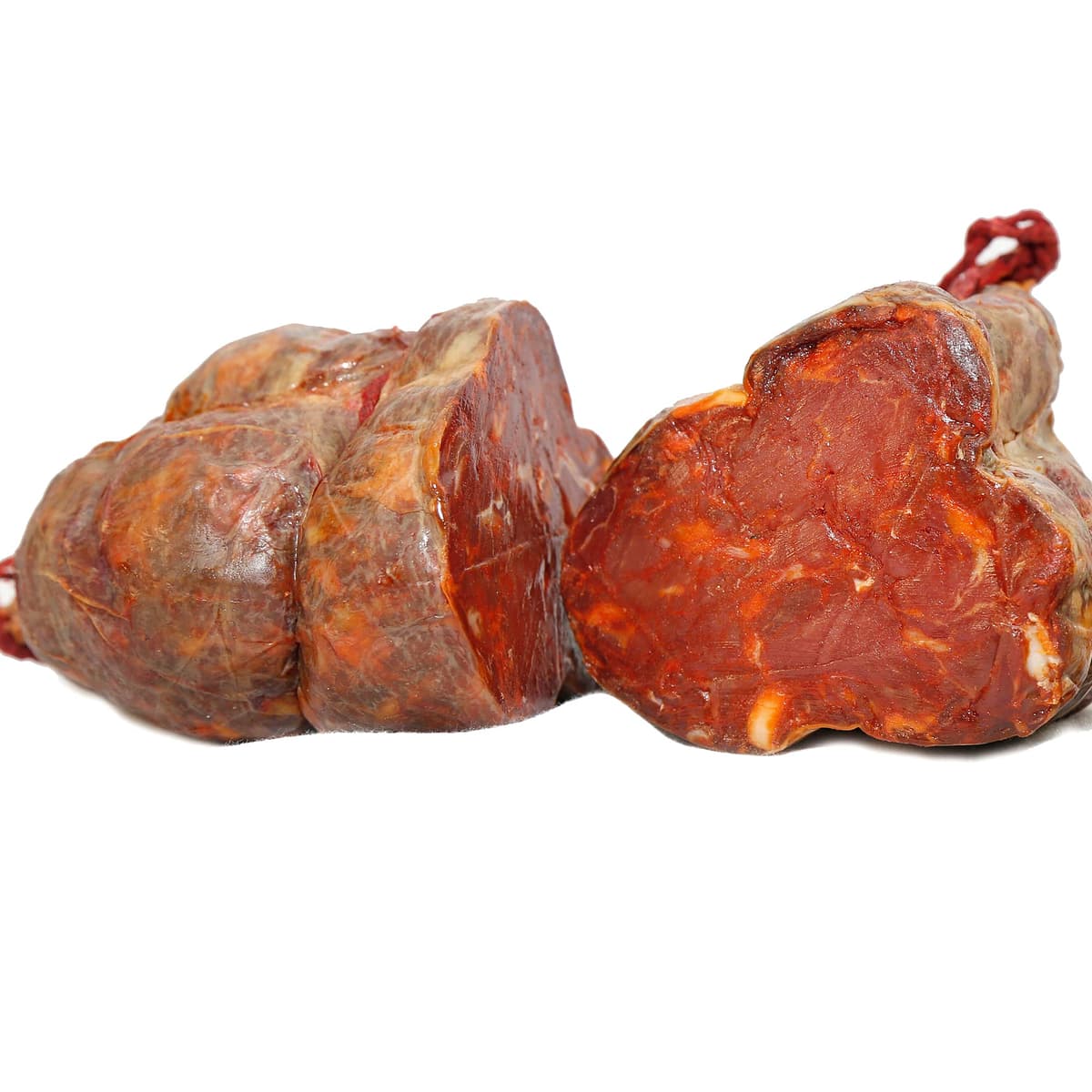 Morcon Presa iberico Bellota - Embutidos Ibericos de Bellota Pata Negra - Envasados al vacio - Elaboración Tradicional Similar al Chorizo Iberico de Bellota pero más jugoso - 1 Pieza 800 gr aprox