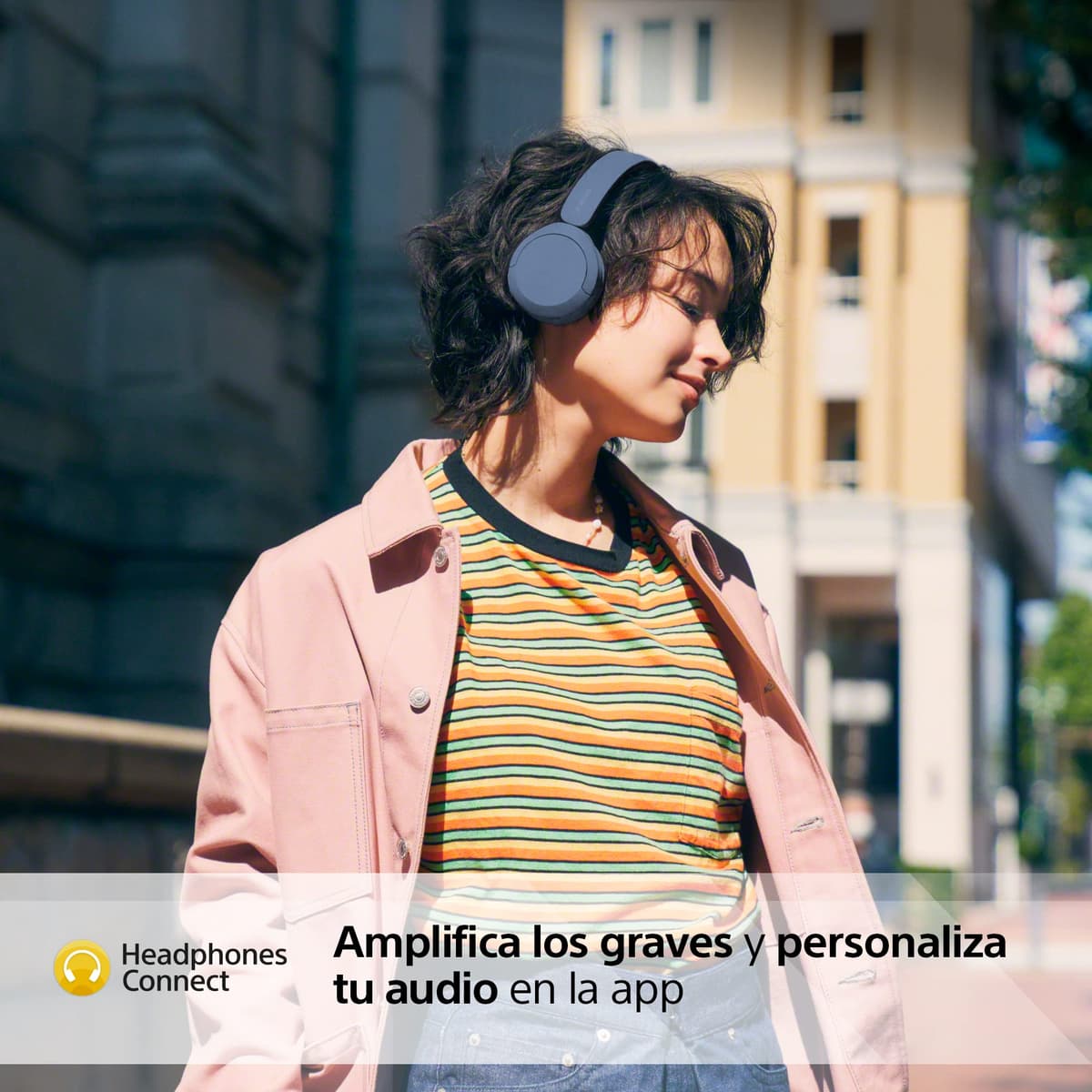 Sony WH-CH520 Auriculares de diadema inalámbricos Bluetooth, diseño ligero, 50 h de batería, carga rápida, ecualizador, llamadas nítidas, iOS y Android - Azul — view 11