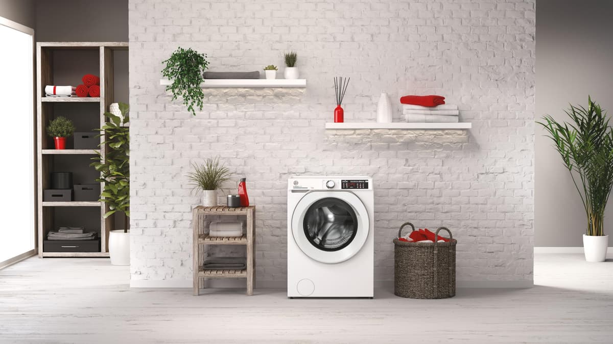 Hoover H-WASH 500 11kg Freestanding Washing Machine, 1400 RPM, A Rated, ECO‑Power Inverter Motor, hOn App, 60 Programmes, Care Dose, Power Care System, White, 60x62x85 cm ‑ HW 411AMC/1-80 — view 5