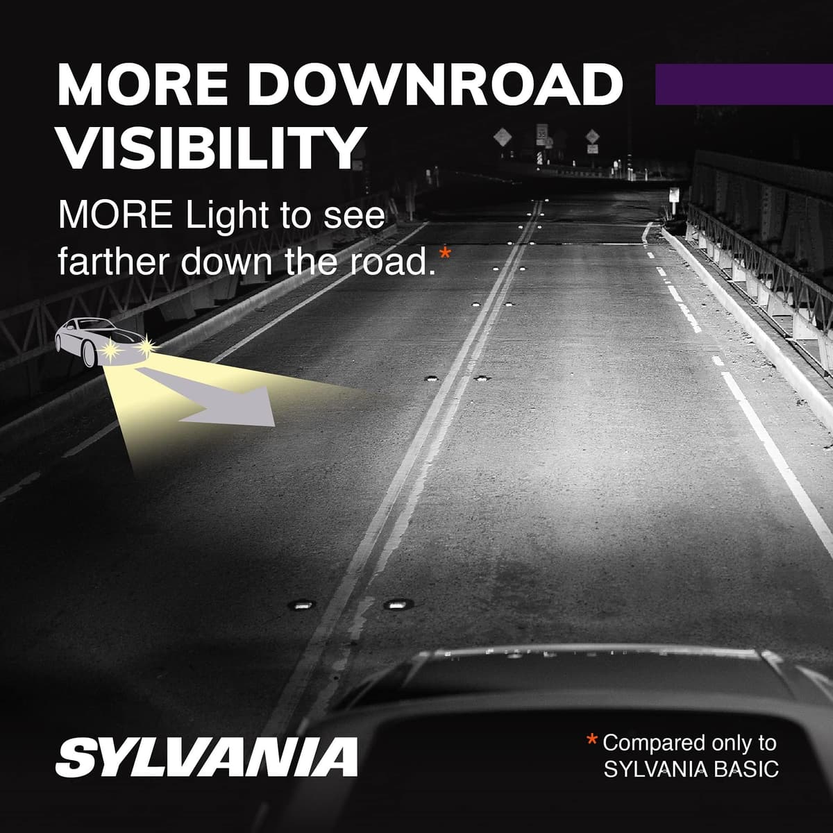 SYLVANIA - H11 XtraVision - High Performance Halogen Headlight Bulb, High Beam, Low Beam and Fog Replacement Bulb (Contains 2 Bulbs) — view 6