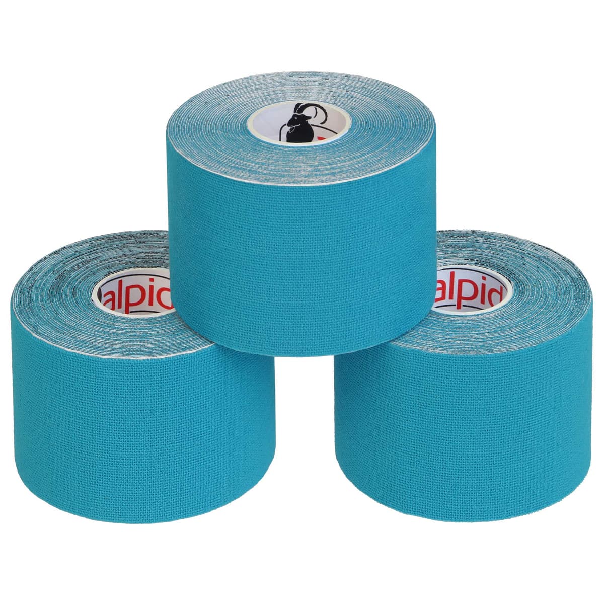 ALPIDEX Cinta Kinesiología Tape 1/3 / 6/12 Rollos Muchos Colores 5 m x 5 cm E- Book Ejemplos Aplicación Cinta Muscular Sin Látex Transpirable — view 13
