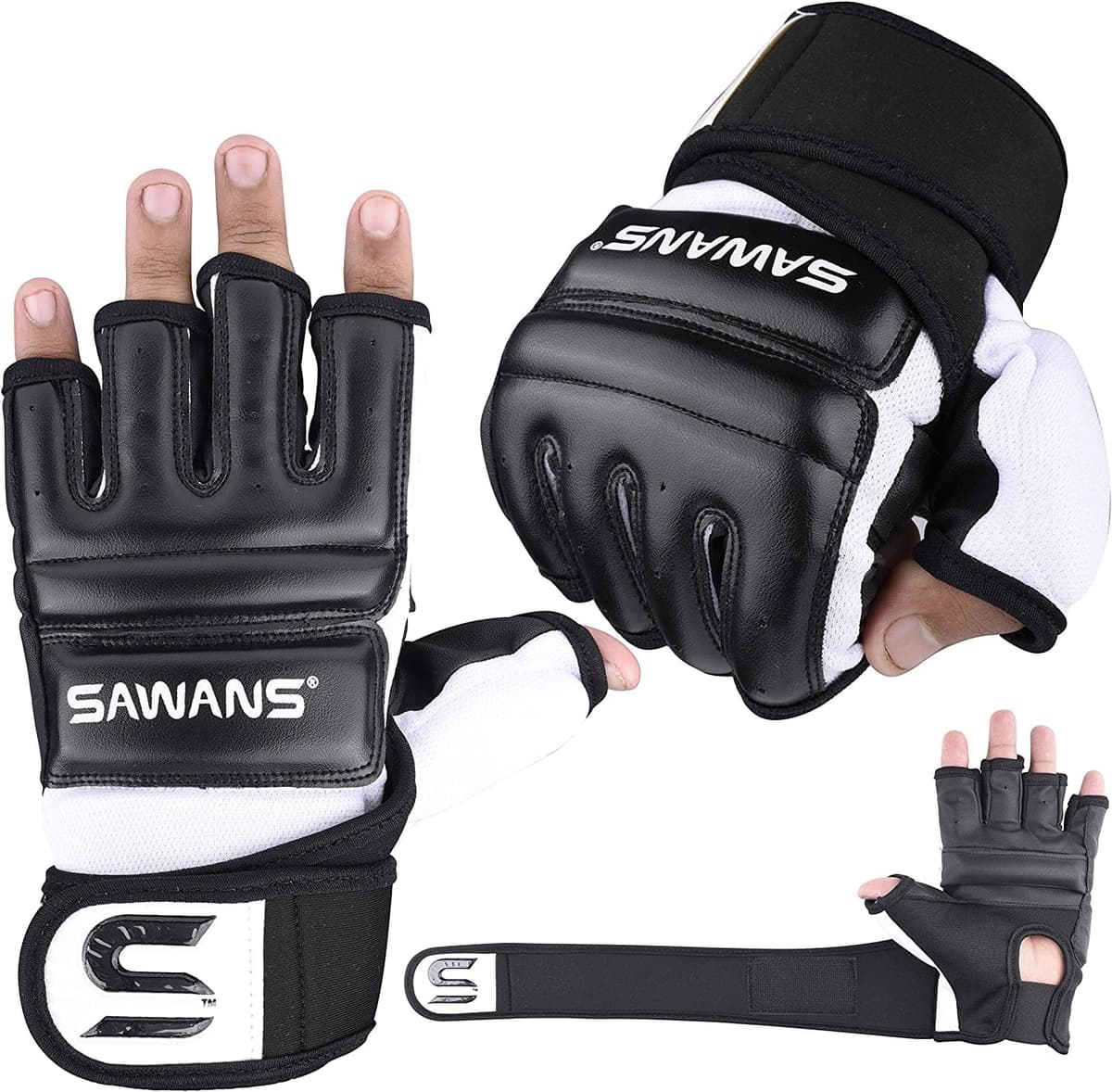 SAWANS Guantes de boxeo para artes marciales, artes marciales, artes marciales, artes marciales, artes marciales, artes marciales mixtas, artes marciales mixtas, artes marciales mixtas, muay thai