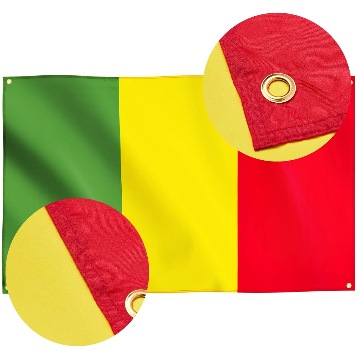 Runesol Cornwall Flag - 91x152cm, 3ft x 5ft, Cornish Flag, 4 Grommets, Eyelet in Every Corner, Premium Quality, Inside & Outside Use, Vivid Colours — view 881