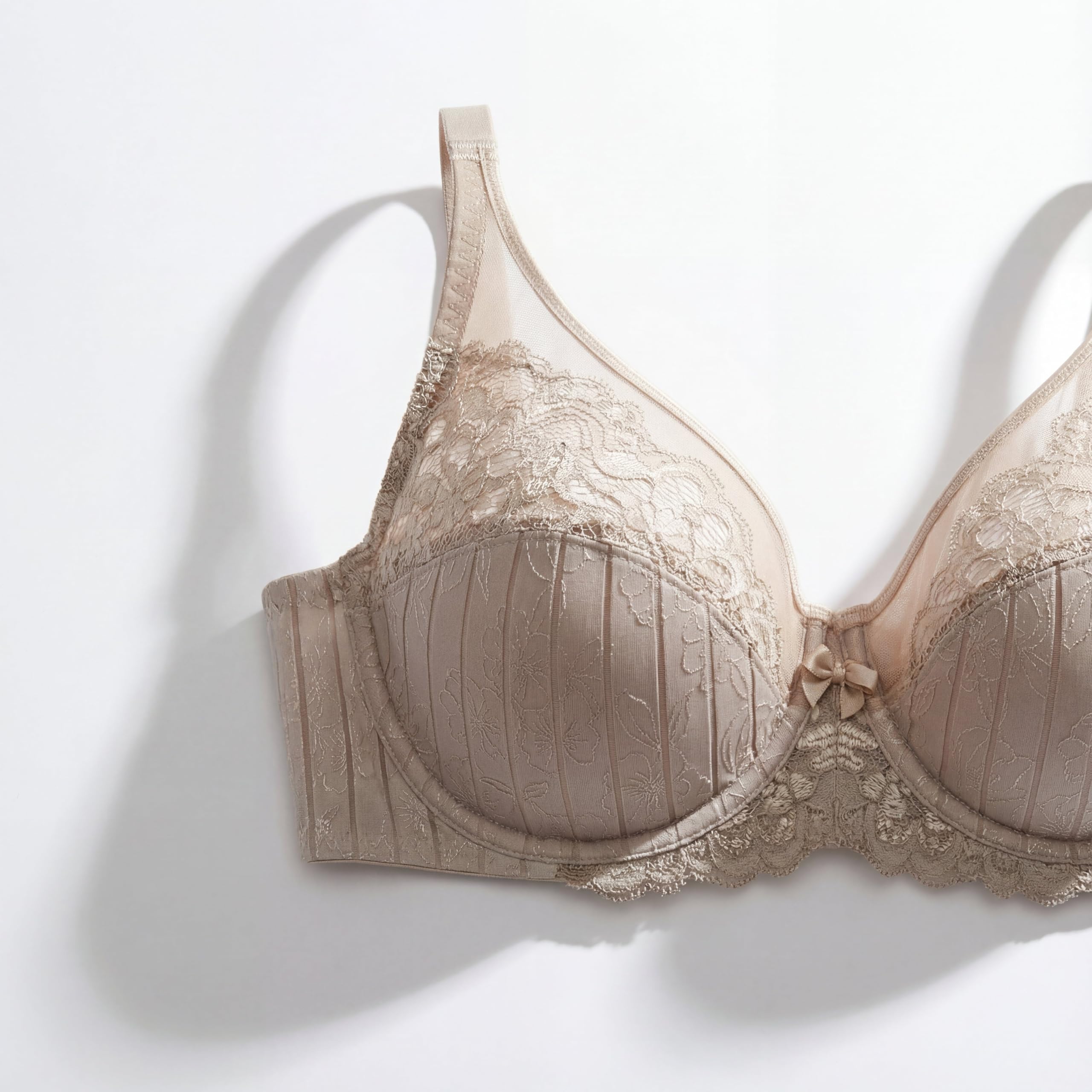 Selene, Sujetador Reductor para Mujer en Encaje, con Aros y Sin Relleno, Colección Mariluz — view 4