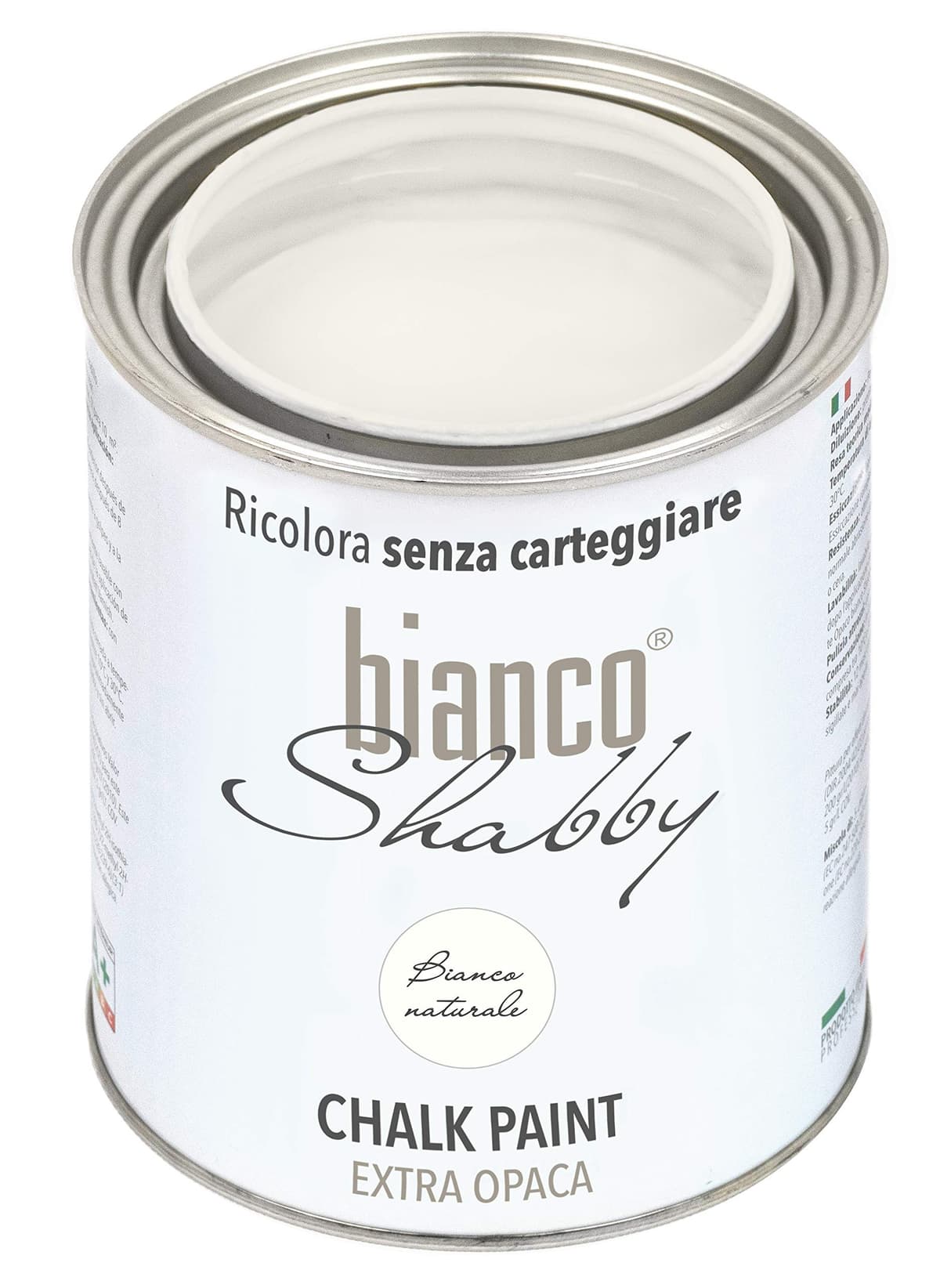 bianco Shabby Cera profesional transparente para decoración y restauración con cera de abeja y cera carnauba (500 ml) — view 100