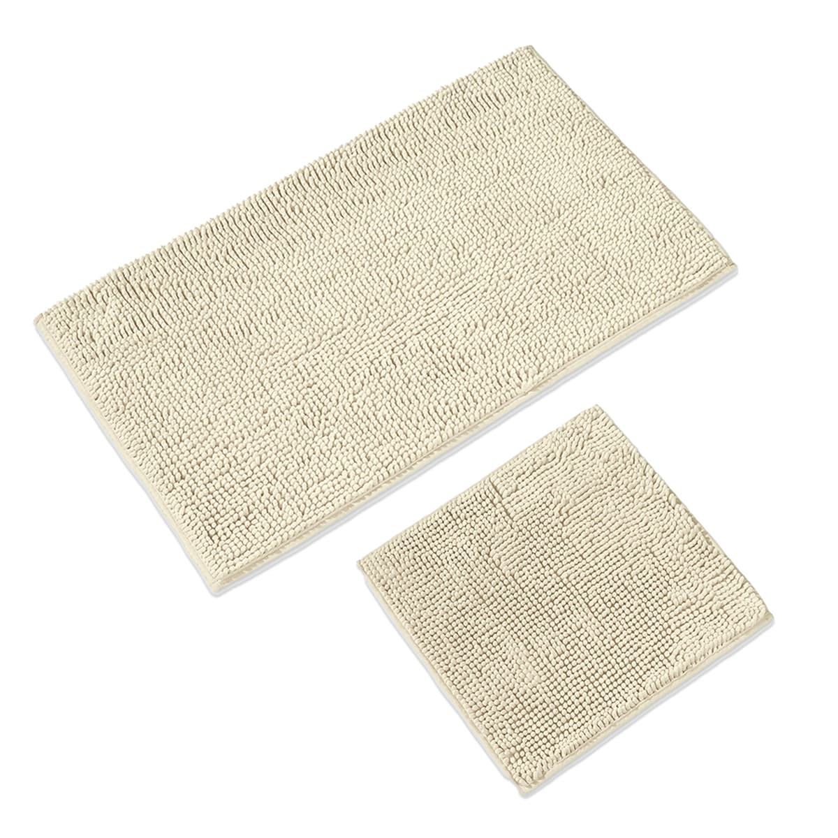 WohnDirect Alfombra Baño Gris 45x45cm • Alfombrilla baño Antideslizante y Lavable • Cómoda Y Súper Absorbente — view 42