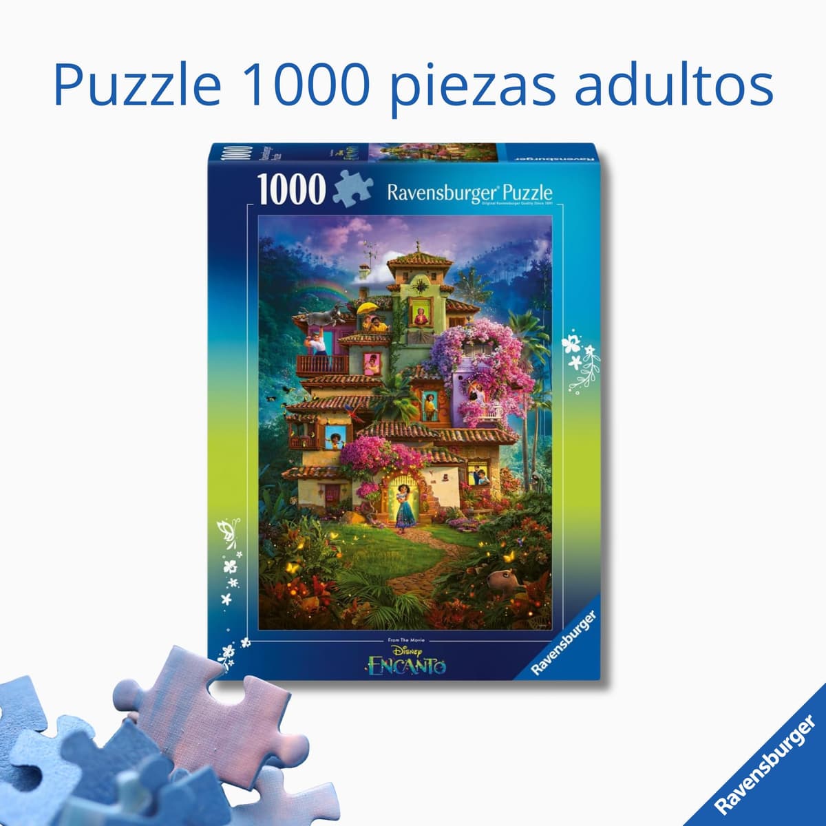 Ravensburger - Puzzle 1000 Piezas Disney: Encanto | Puzzle Adultos 70x50cm | Puzles 1000 Adultos | Rompecabezas Niños +14 Años | Puzzles 1000 Piezas De Encanto — view 2