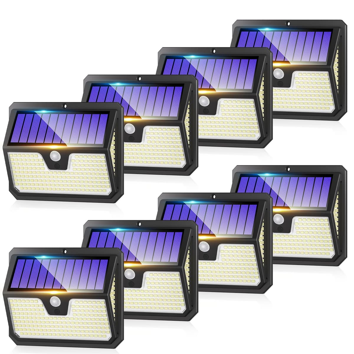 Seklin Outdoor Solar Lights, 238 LED Solar Security Lights and 3 Modes Motion Sensor 270° Wide Angle Solar Powered Lights IP65 Waterproof Solar Wall Light for Front Door Yard Garage Garden — view 14
