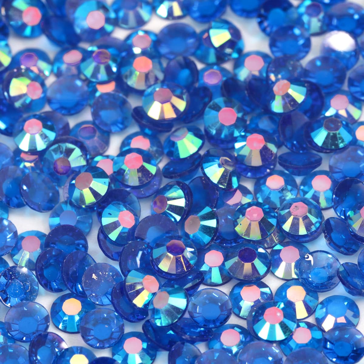 1000pcs 4mm Flat Back Non-Stick Rhinestone Crystal Diamantes Nail Art & Craft Scrapbooking Embellishments 90 Available Colours (4mm, AB Clear #A13) — view 55