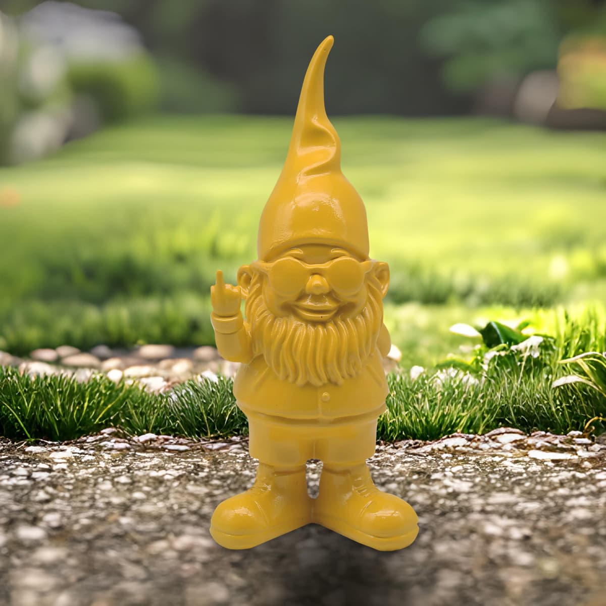 Lesser & Pavey Gnomes Home Decor Figurines & Ornaments For Home & Office | Decorative Home Accessories Statues For Indoor & Outdoor | Lovely Gifts for Women & Men Peace Hands Pink 20 Cm — view 47