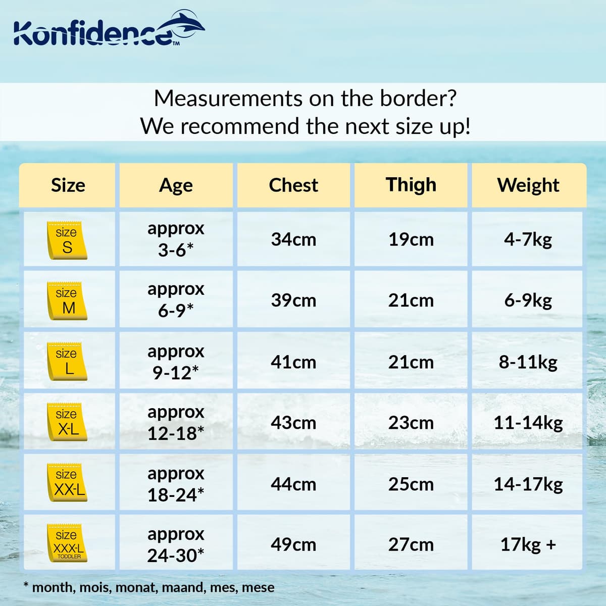 Konfidence Splashy Nappy – Reusable Eco-Friendly Swim Nappy Cover Made Using Recycled Plastics (3–36mths) Leak Proof Design - Machine Washable (Splashy Strawberry, 24-30 Months) — view 2