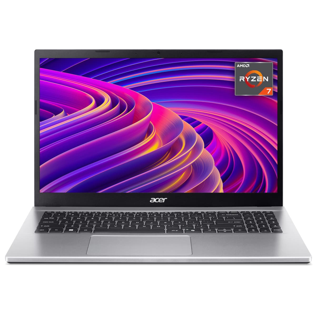 Acer Aspire Go 15 AG15-21P Laptop - AMD Ryzen 3 7320U, 8GB, 128GB SSD, Integrated Graphics, 15.6" Full HD, Windows 11, Silver — view 11