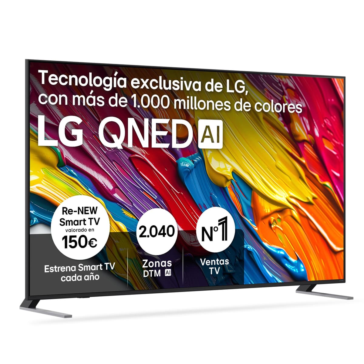 LG 55QNED85A6C - TV 55", 4K QNED EVO, Smart TV, WebOS 25, Procesador Potente e Inteligente, MiniLED AI, Super Upscaling, Dolby Vision y Dilgital Plus, Alexa/Google Assistant, Negro — view 19