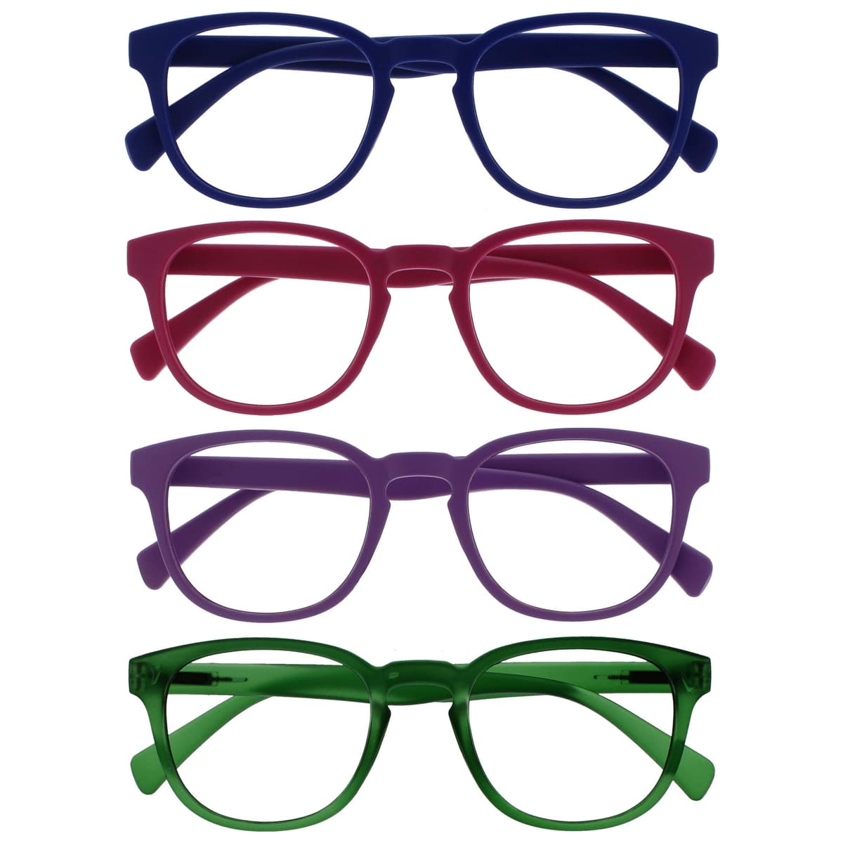 OPULIZE Pop Gafas de Lectura Pack de 5 Redondas Violeta — view 15