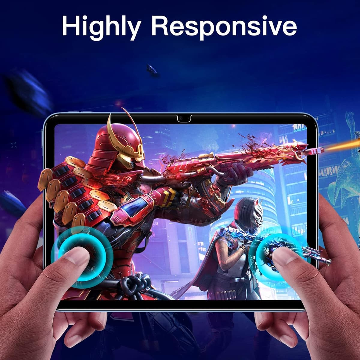 JETech Screen Protector for iPad (A16) 11th/10th Generation (2025/2022), 9H Tempered Glass Film, HD Clear, 2-Pack — view 4