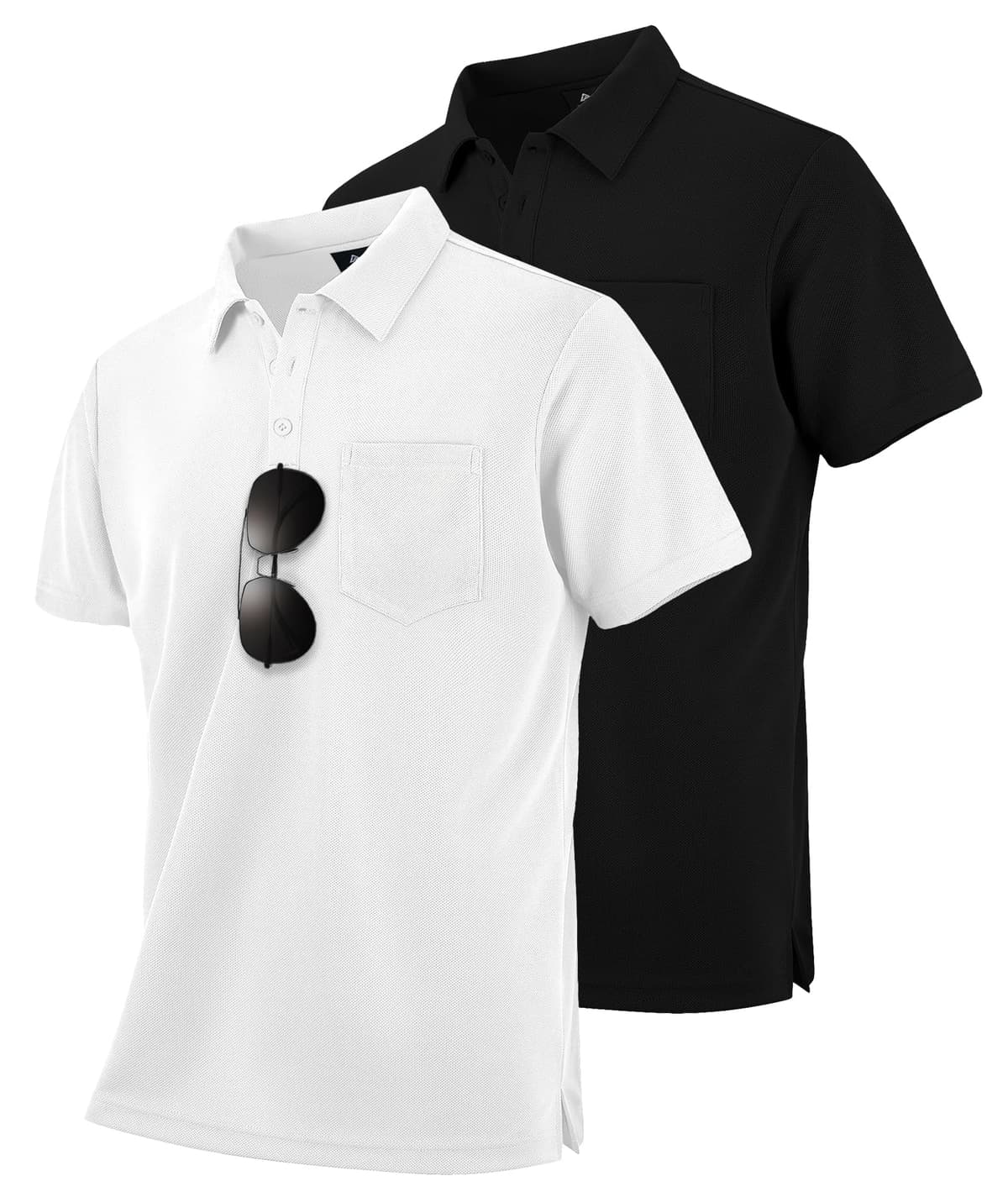 SwissWell Lote de 2 Polo Hombre Manga Corta Transpirable Golf Polos Camisa para Hombre — view 9