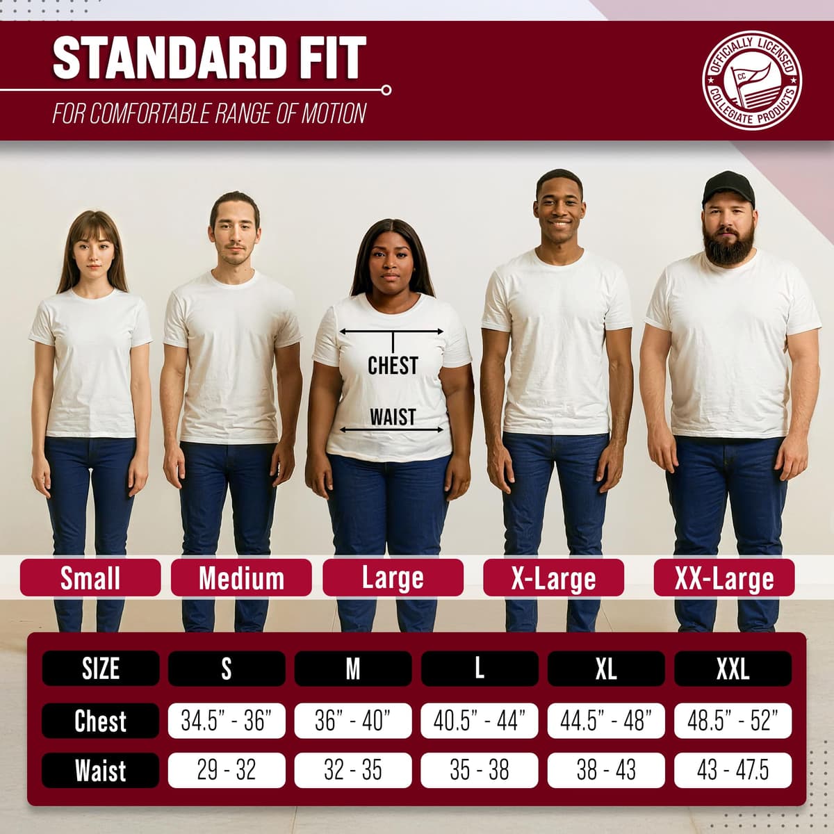 NCAA Adult Gameday Cotton T-Shirt - Premium Quality - Semi-fitted Style - Officially Licensed Product — view 6