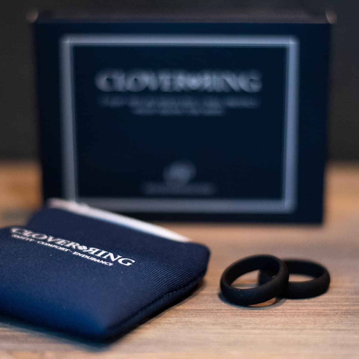 Cloverring Silicone Wedding Ring & Gift Pouch - Fitness or Workplace Safety Band — view 9