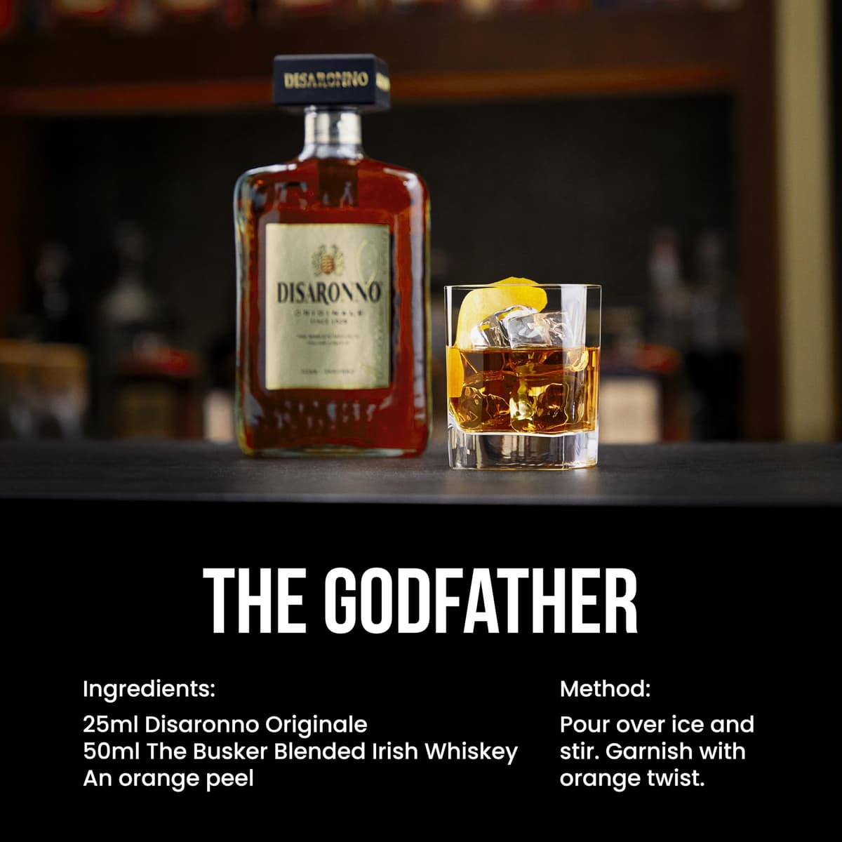 Disaronno Originale Italian Liqueur | 1L | 28% vol | The World’s Favourite Italian Liqueur | Sweet and Fruity Amaretto Flavour | Gluten and Nut Free | Great On The Rocks or in Cocktails — view 5