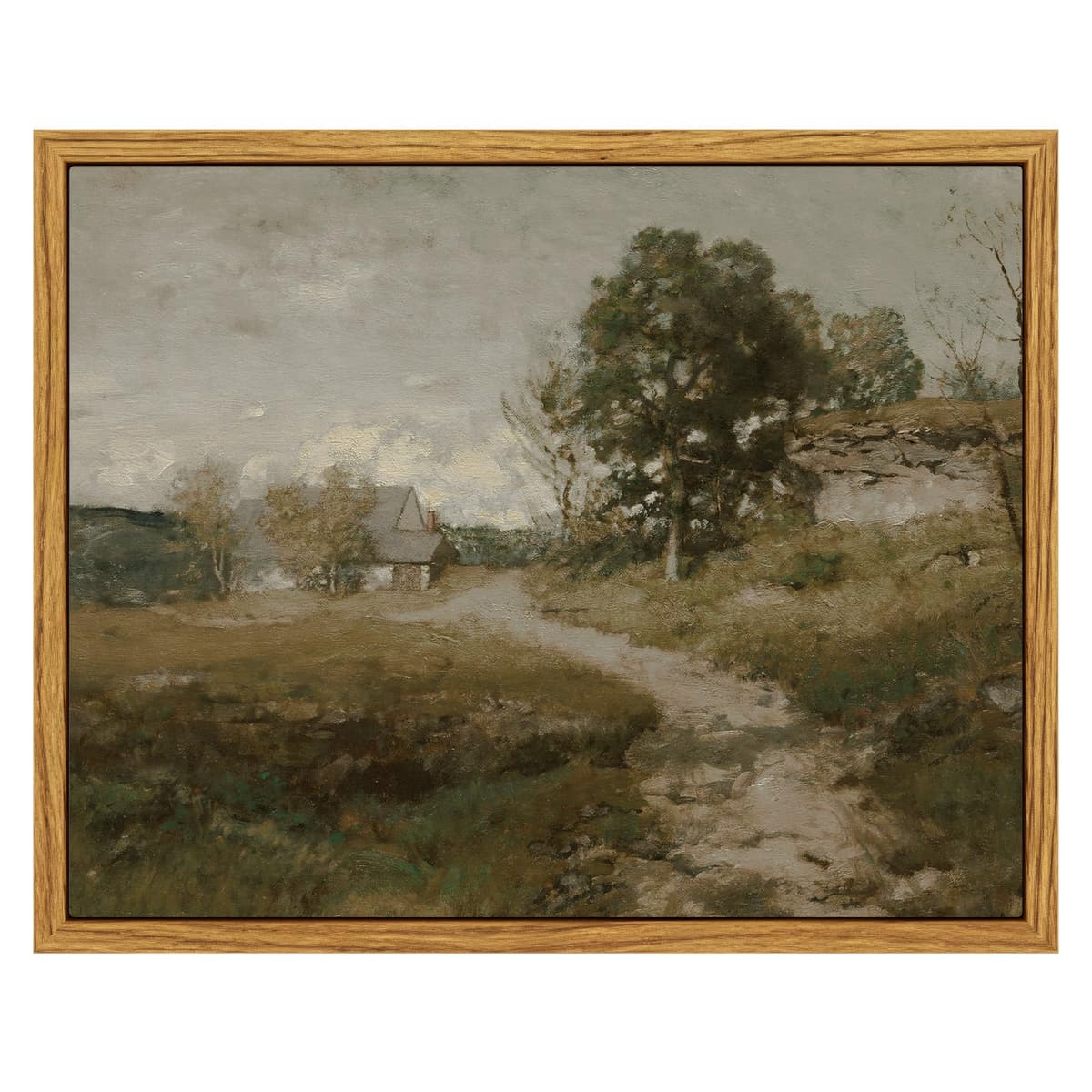 InSimSea Framed Canvas Wall Art, Meadow with Flowers Painting, Landscape for Living Room, Bedroom, Home, Bathroom Decor, 8x10 — view 56