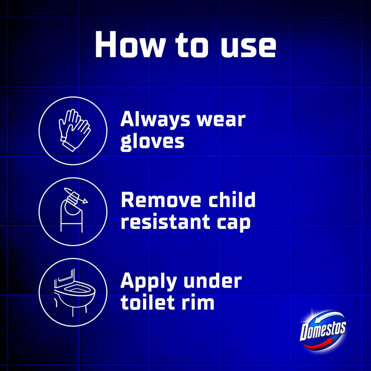 Domestos Original Thick Bleach disinfectant that eliminates 99.99% of bacteria and viruses* unstoppable strength 750 ml — view 6