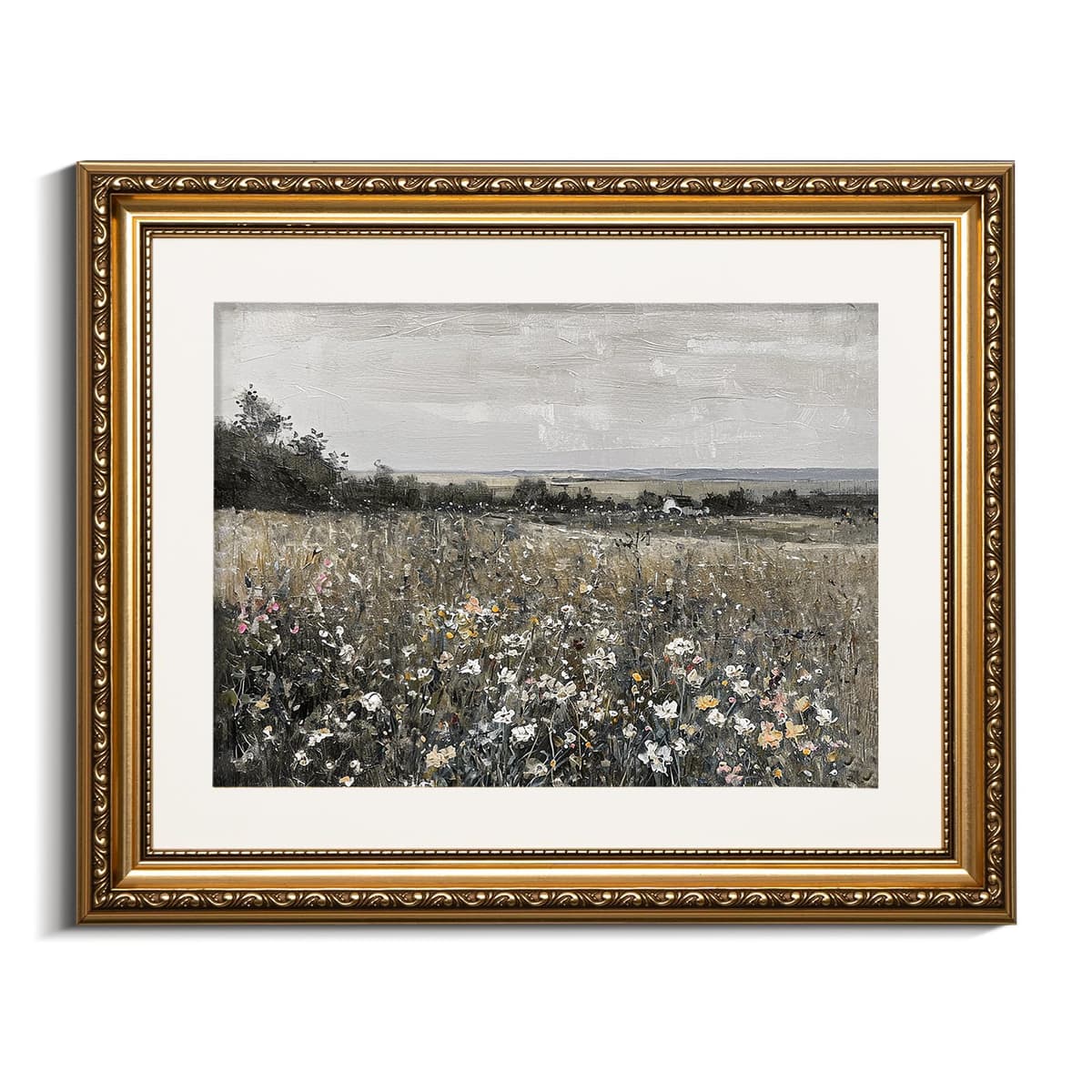 VIYYIEA Gold Framed Wall Art Canvas Print Home Decor Vintage Swan Decoration Grace Swan Art Painting Pictures Rustic Bathroom Wall Decor Animal Farmhouse Artwork for Living Room Bedroom Office 11x14in — view 81