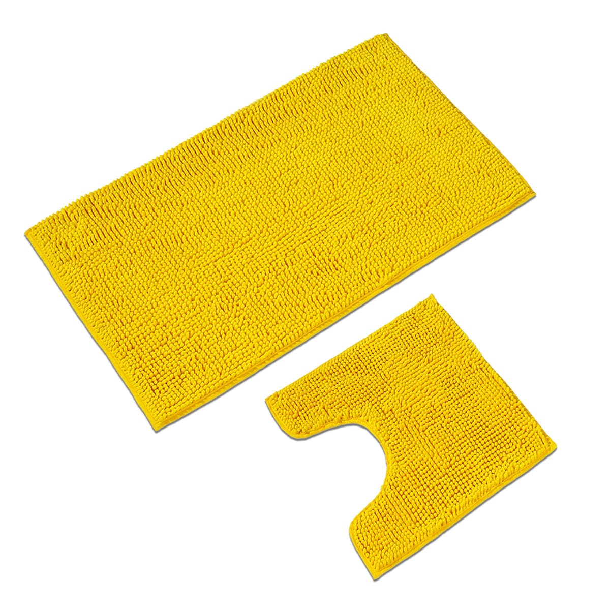 WohnDirect Alfombra Baño Gris 45x45cm • Alfombrilla baño Antideslizante y Lavable • Cómoda Y Súper Absorbente — view 58