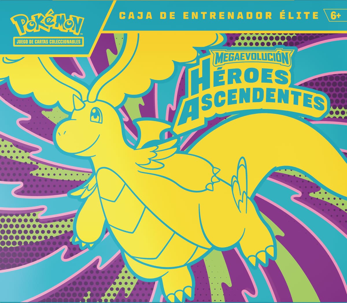 Pokémon: Caja de Entrenador Élite de Megaevolución-Héroes Ascendentes (1 Carta de promoción con ilustración expandida, 9 Sobres de Mejora y Accesorios prémium) — view 2