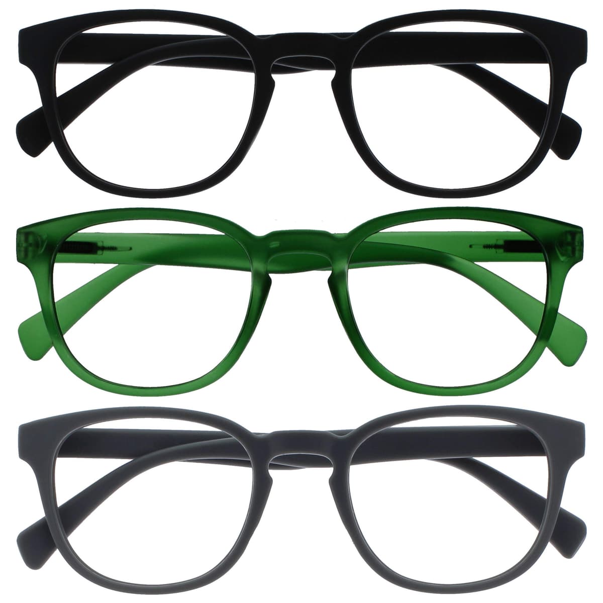 OPULIZE Pop Gafas de Lectura Pack de 5 Redondas Violeta — view 18