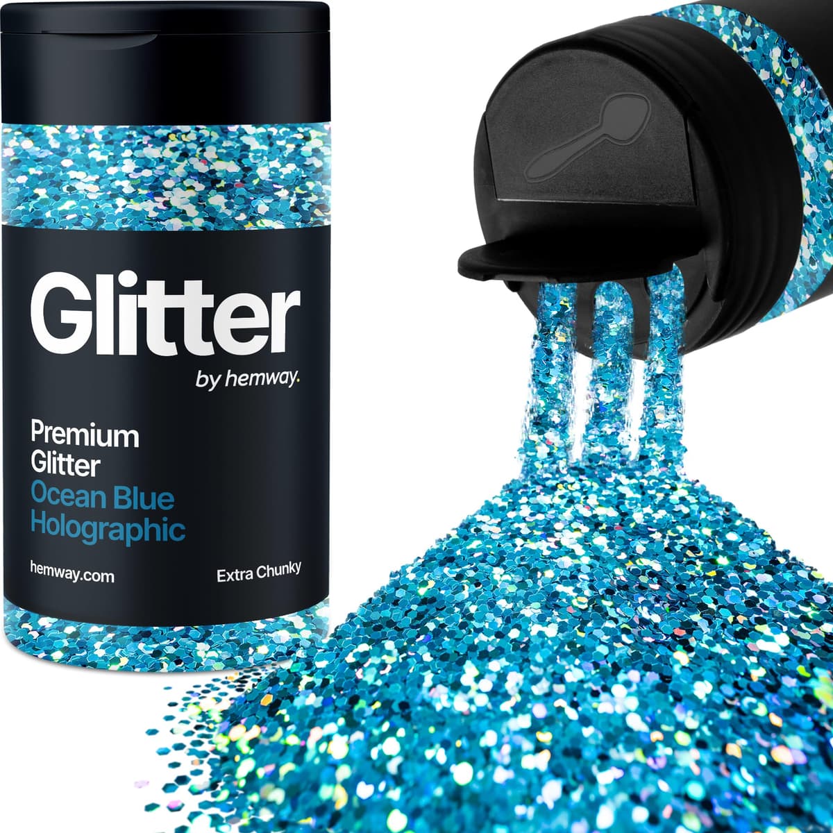 Light Rose Gold Glitter Shaker, 130g Ultrafine Glitter, Crafts 1/128" Metallic Flake Light Rose Gold Sequins, Resin & Epoxy Crafts, Decorating, Halloween, Christmas Nail, Face, Hemway — view 290