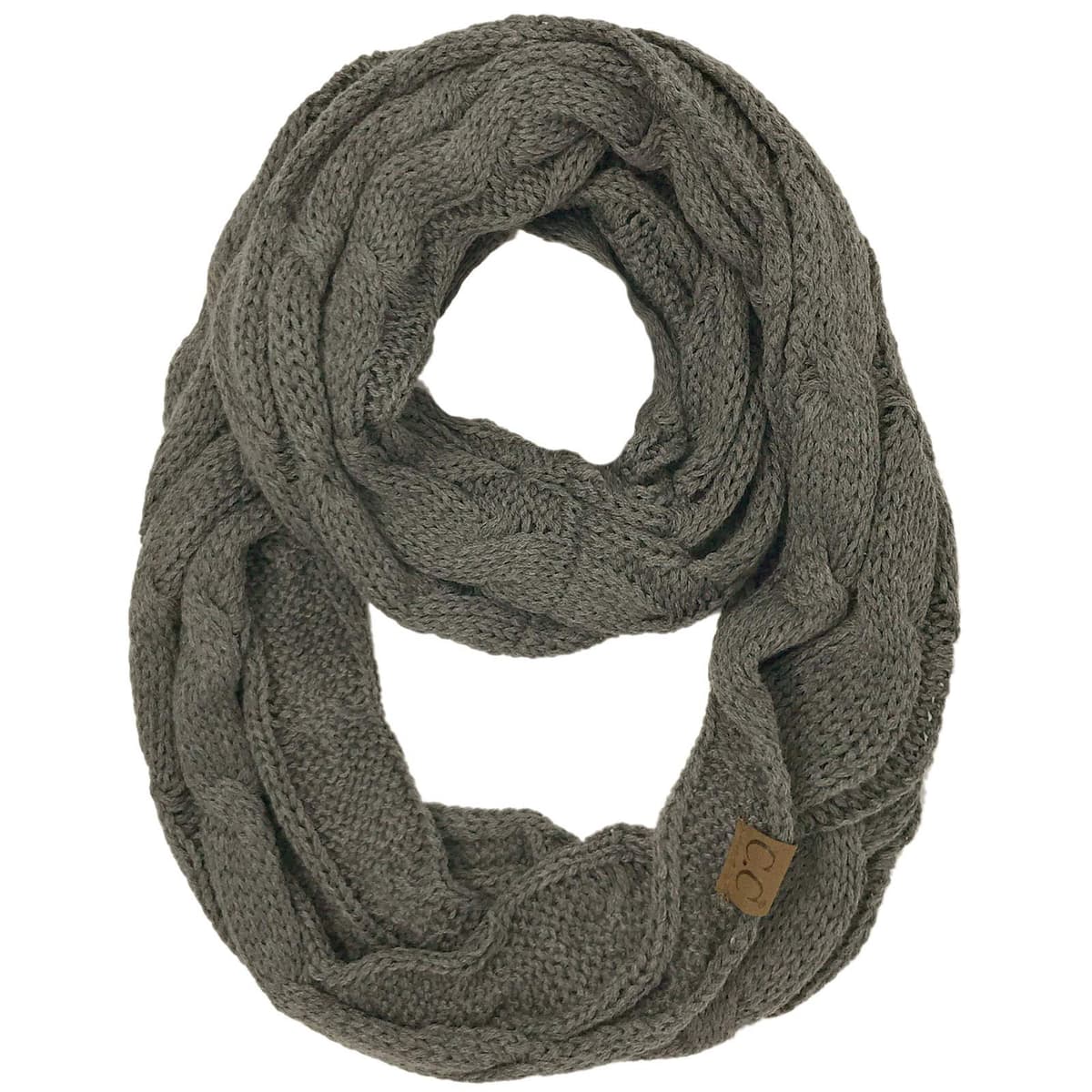 Warm Chunky Soft Stretch Cable Knit Beanie Skully — view 71