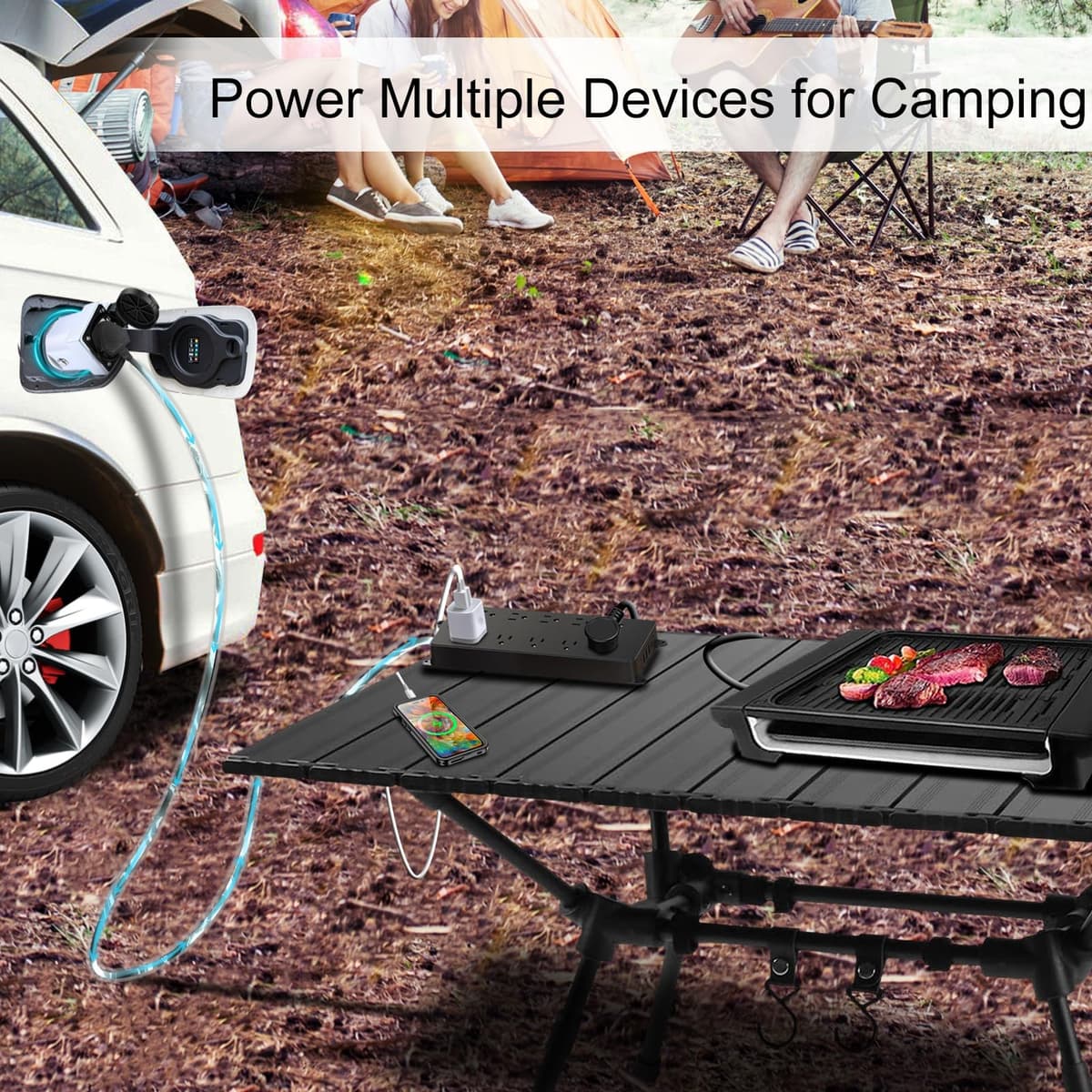 V2L Adapter Compatible with Kia/Hy-ndai, 220V Vehicle to Load Adapter, Fit for Kia IONIQ 5/IONIQ 6, V2L Adapter UK — view 3