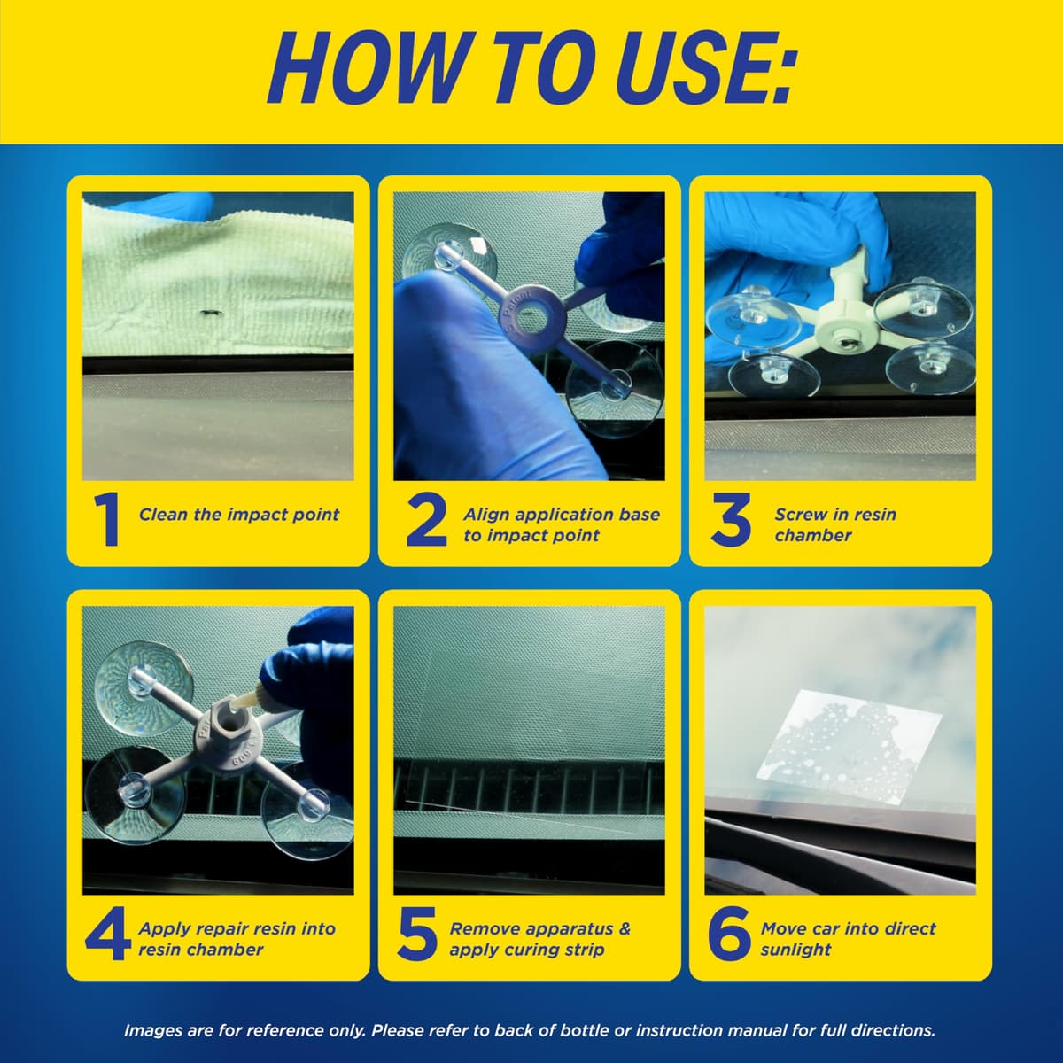 Rain-X Windscreen Repair Kit - Quick & Cost-Effective Solution for Cracks & Chips - Easy Application - Prevents Spreading - Strengthens Glass - 15-Minute Repair — view 4