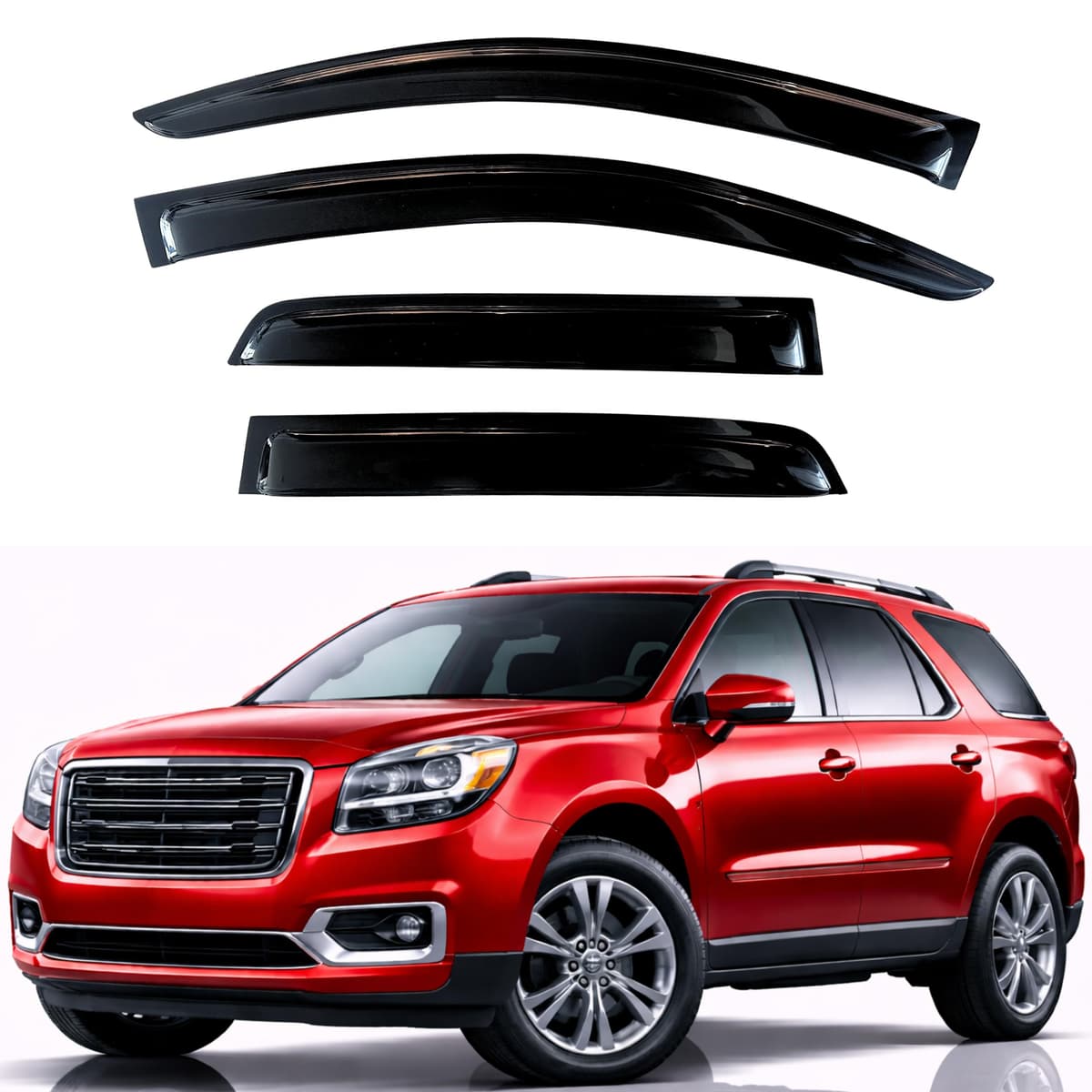KPY Rain Guards Fit for 2006-2013 Lexus IS250 IS350, Out-Channel Window Visors Vent Wind Deflectors 4PC, Car Accessories for 06-13 Lexus is Series — view 226