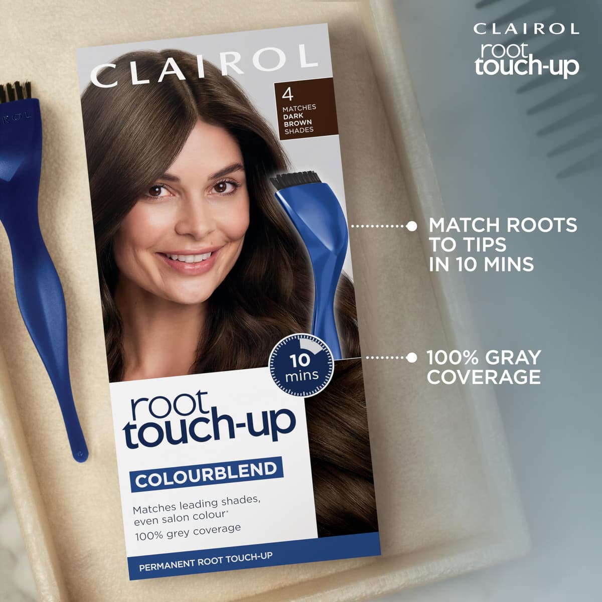 Clairol Root Touch-Up Permanent Hair Dye, 5 Medium Brown — view 6