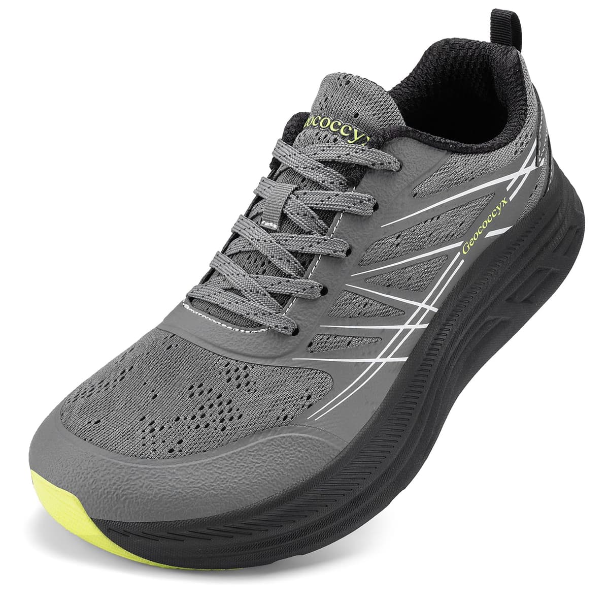 Geococcyx Zapatillas Running Hombre Puntera Ancha Zapatos de Deportivas Transpirables para Correr 39-46 EU — view 8