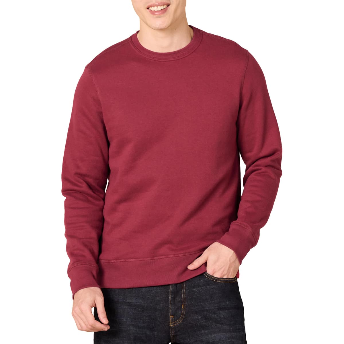 Amazon Essentials Hombre Sudadera de Forro Polar con Cuello Redondo (Disponible en Tallas Grandes y Largos Especiales) — view 24
