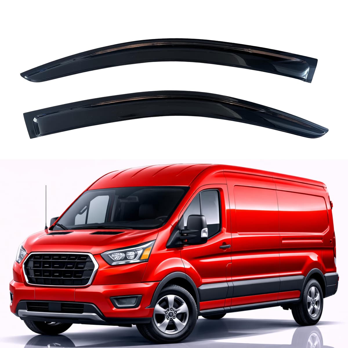 KPY Rain Guards Fit for 2006-2013 Lexus IS250 IS350, Out-Channel Window Visors Vent Wind Deflectors 4PC, Car Accessories for 06-13 Lexus is Series — view 299