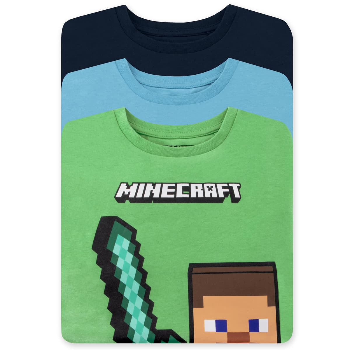 Minecraft Camisetas para Niño, Pack De 3 Camisetas Gaming para Niños, Lote De Camiseta Infantiles — view 8