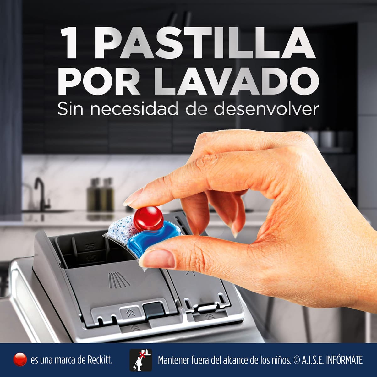 Finish Powerball Ultimate All in 1 Pastillas para el lavavajillas, eficaz contra manchas resecas, 64 pastillas — view 5