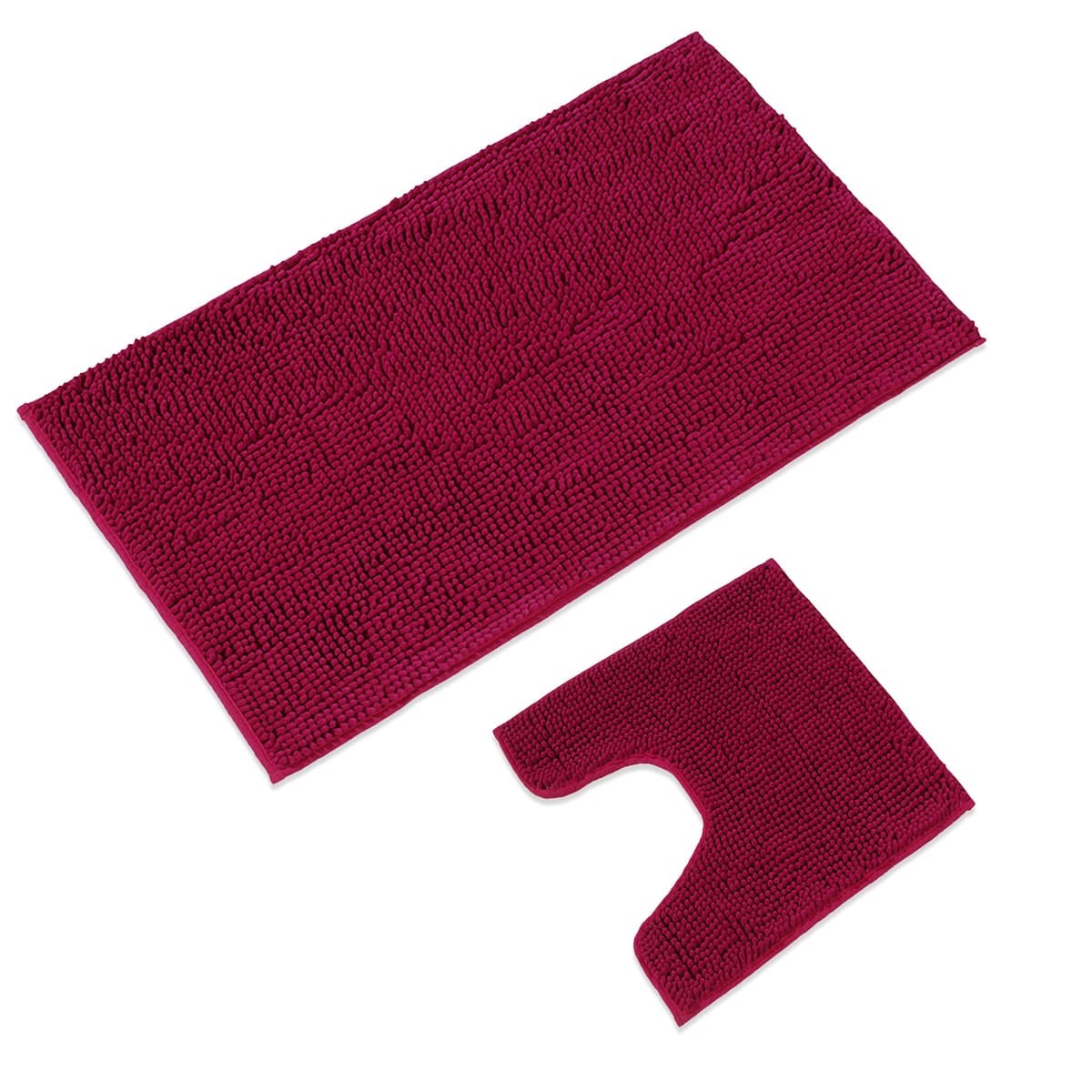 WohnDirect Alfombra Baño Gris 45x45cm • Alfombrilla baño Antideslizante y Lavable • Cómoda Y Súper Absorbente — view 47